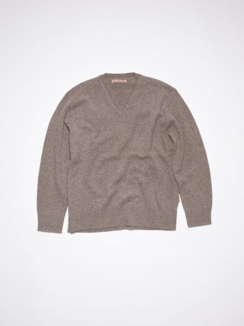 Wool cashmere jumper - Fox grey