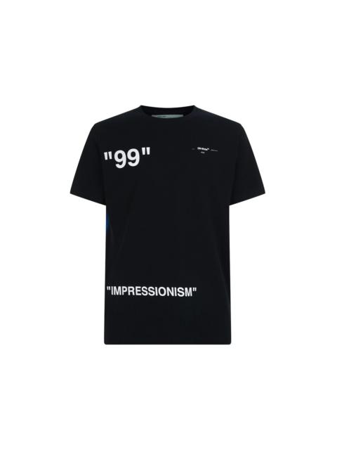 Off-White OFF-WHITE Ice Man Graphic Print T-Shirt Black/Multicolor