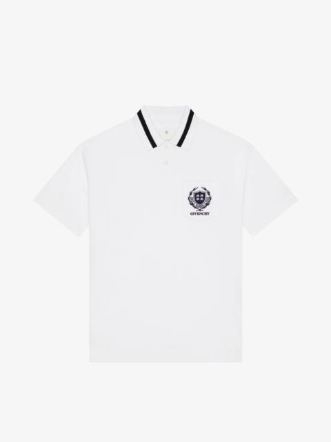 GIVENCHY CREST POLO SHIRT IN COTTON