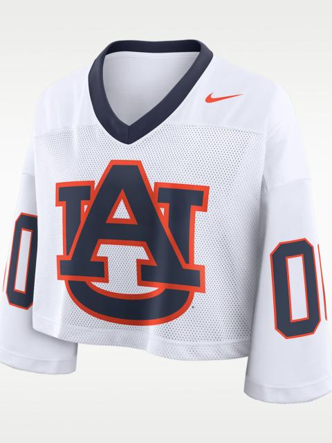 Nike Auburn Logo Women's Nike Dri-FIT College Cropped Jersey
