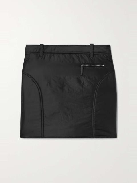 KHAITE Mitsi shell mini skirt