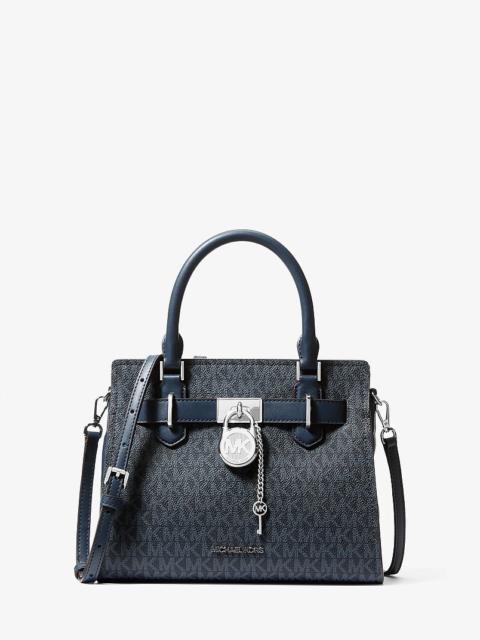 MICHAEL KORS Hamilton Small Signature Logo Satchel