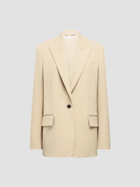 Another Tomorrow Women's Oversized Tailored Jacket - Sand