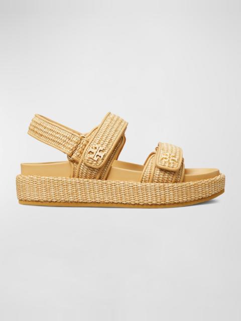 TORY BURCH Kira Woven Dual-Band Sport Sandals