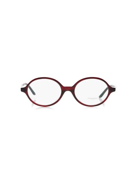 KHAITE x Oliver Peoples 2000RX Round-Frame Acetate Glasses black