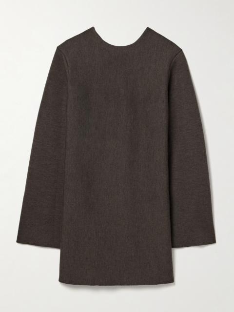 KHAITE Elle Wool-blend Mini Dress