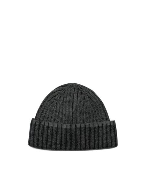 RAINS ribbed-knit beanie hat