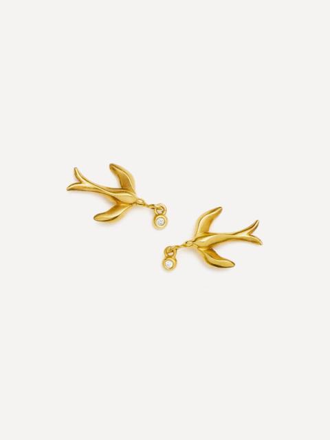 MISSOMA X Harris Reed 18ct Gold-Plated Taking Flight Stud Earrings