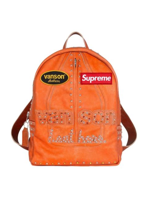 Supreme Supreme FW25 x Vanson Leathers x B.B. Simon Backpack 'Orange' FW25B26-ORANGE