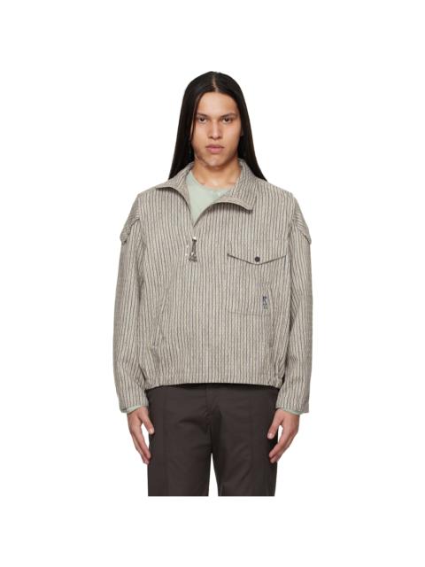 Kiko Kostadinov Brown Farkas Pullover Jacket