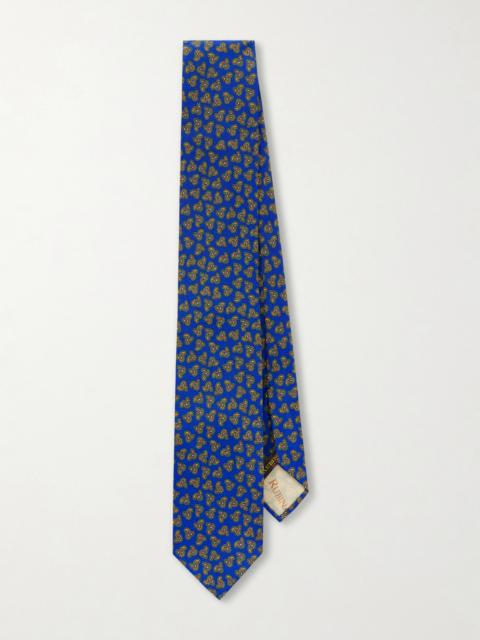 RUBINACCI 9cm Printed Silk-Twill Tie