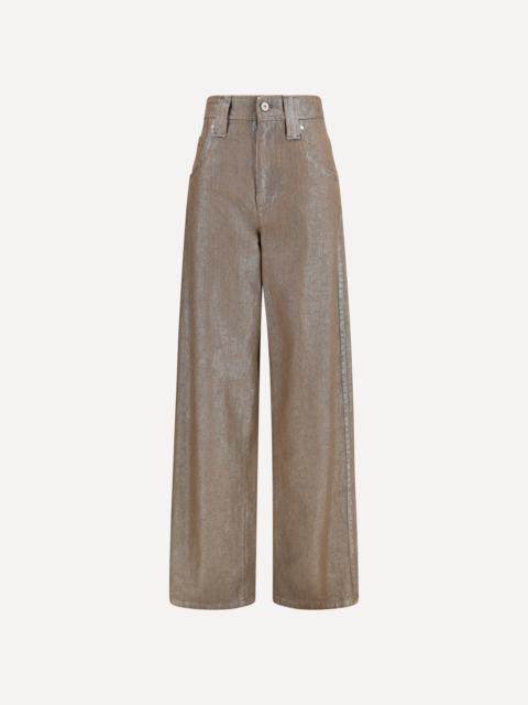 Brunello Cucinelli Lurex wide-leg Jeans