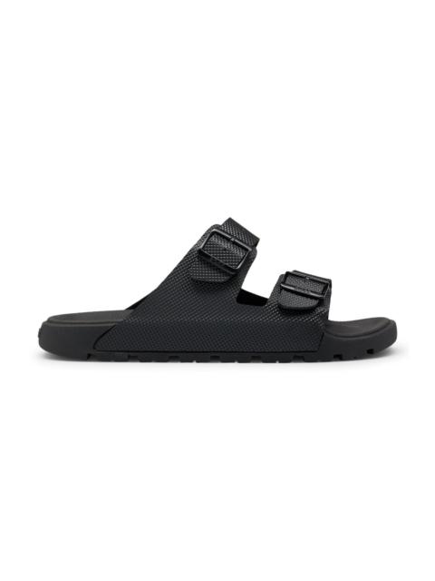 BOSS ALL-GENDER TWIN-STRAP SANDALS WITH STRUCTURED UPPERS