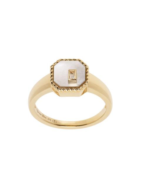 【関税込み】Yvonne Leon ゴールド Baby Chevaliere Octo リング Gold Baby Chevalière Octo Ring by Yvonne Léon on Sale