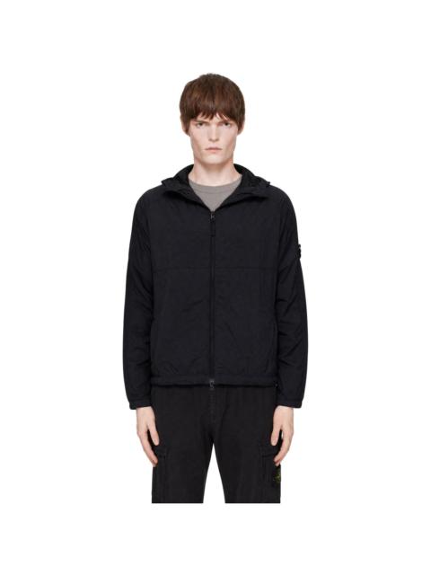 Stone Island Black Q100020 Ultralight Nylon Stretch-TC Jacket