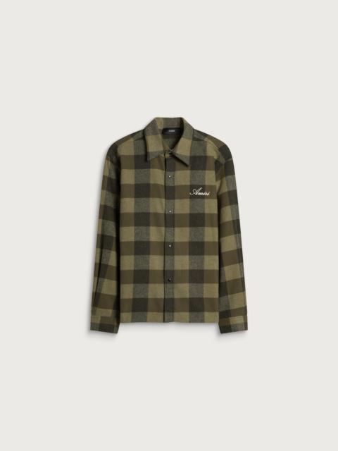 AMIRI Amiri Heavy Flannel Check Shirt