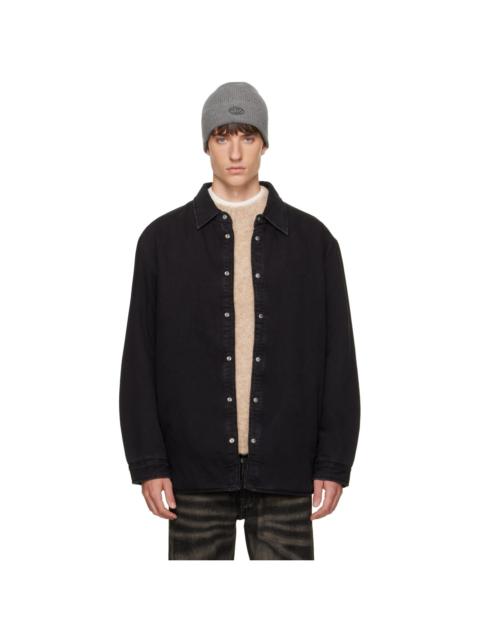 Diesel Black D-Flaim-D Denim Overshirt