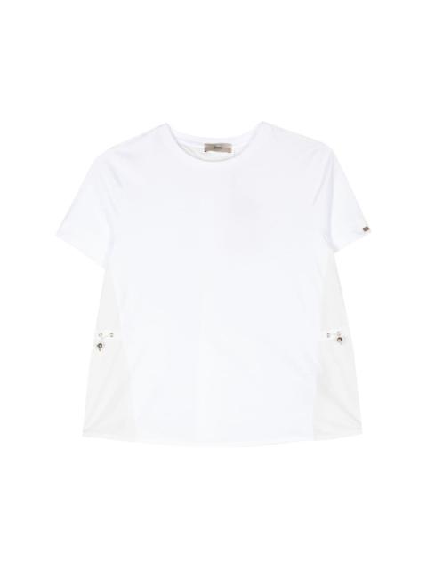 Herno contrast-panel T-shirt
