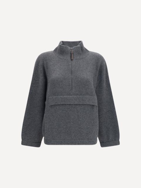 Brunello Cucinelli Cashmere half-zip Sweater