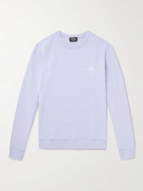 Item Logo-Print Cotton-Jersey Sweatshirt