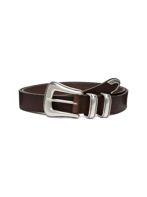 Nudie Jeans Brown 'Western Silver' Belt