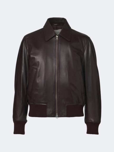 AMI Paris Leather blouson jacket