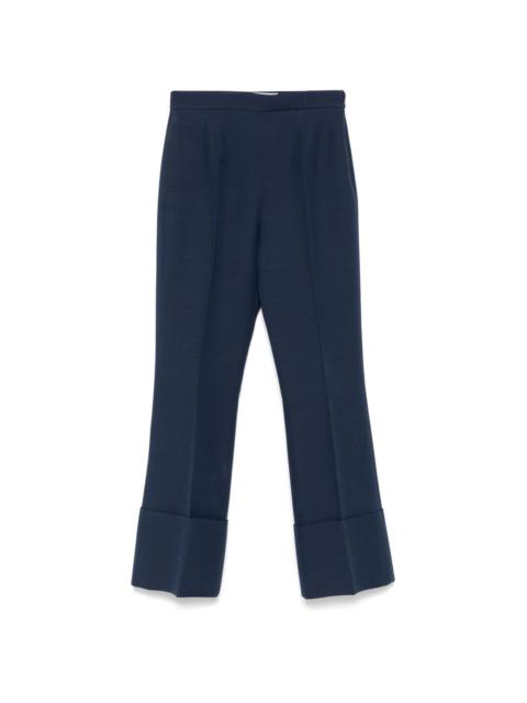 crepe trousers