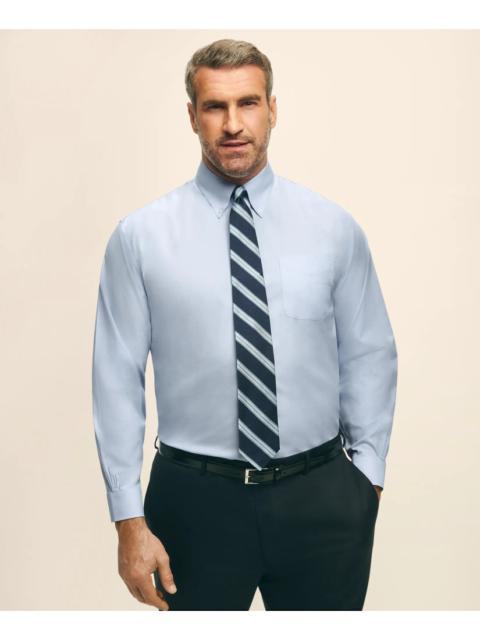 Brooks Brothers Big & Tall Stretch Dress Shirt, Non-Iron Pinpoint Button-Down Collar