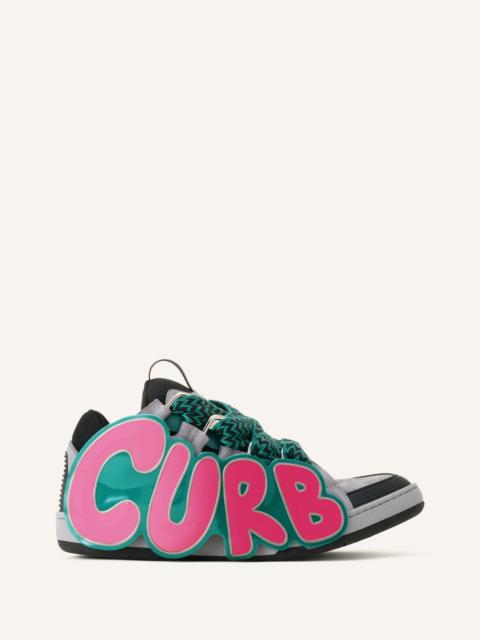 CURB PATCH  SNEAKERS IN LEATHER