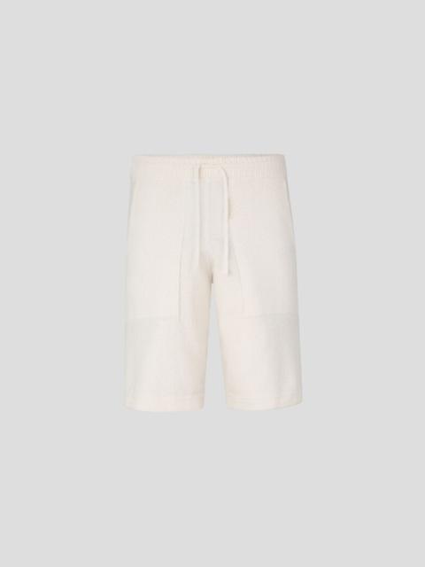 BOGNER Theo Knitted shorts in Off-white