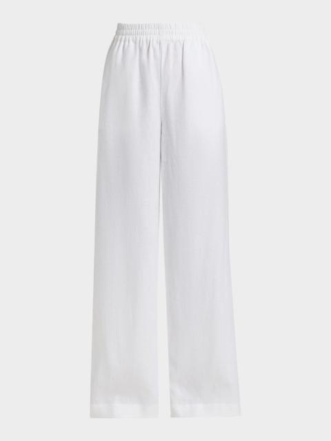 A.L.C. Tyler Wide-Leg Linen Pants