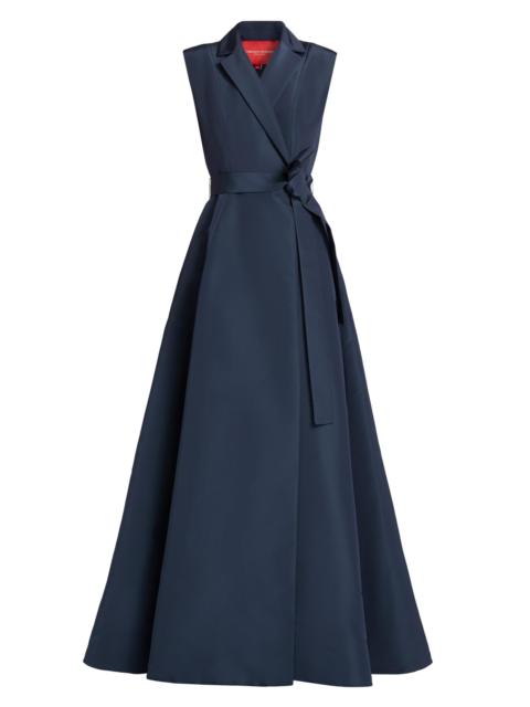 CAROLINA HERRERA Women's Sleeveless Silk Trench Gown - Midnight