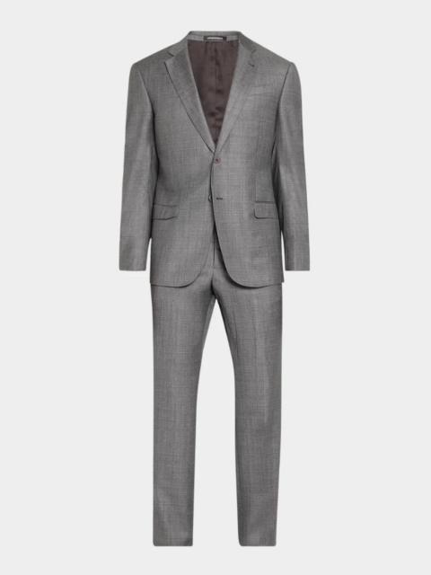 EMPORIO ARMANI Men's Checked Suit