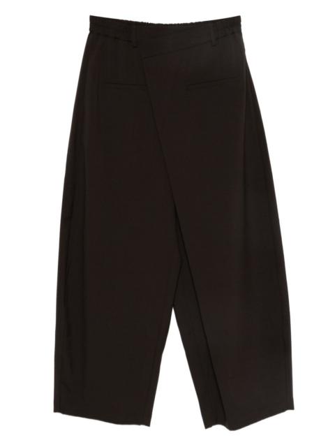 CORDERA crossover-waist trousers