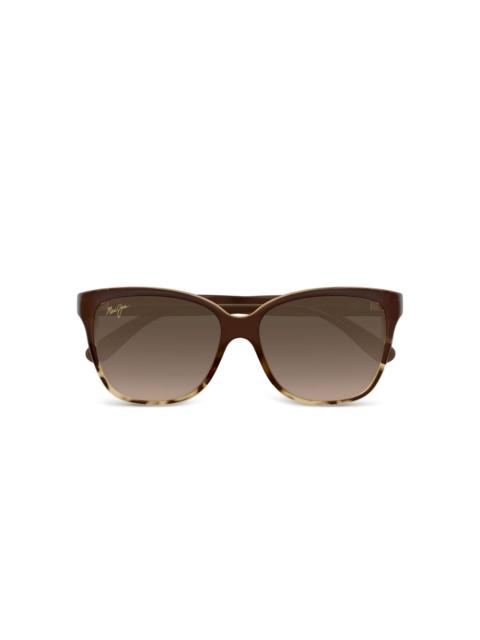 Maui Jim MJ0744S tortoiseshell square-frame sunglasses