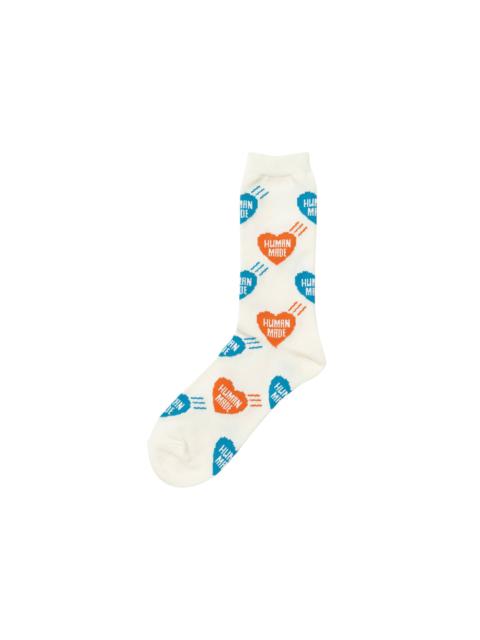 Human Made Heart Socks 'Orange'