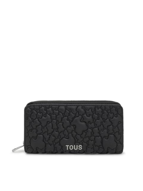 TOUS Black Wallet TOUS Puffy Bear