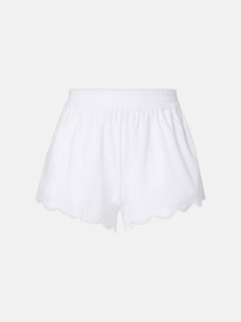 MARYSIA Bellini cotton-blend terry shorts