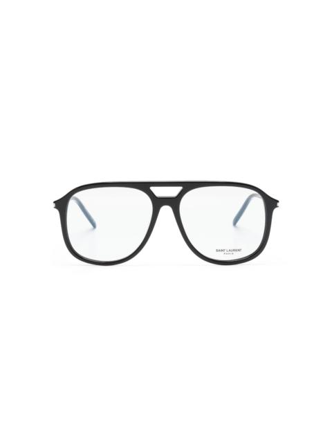 pilot-frame glasses