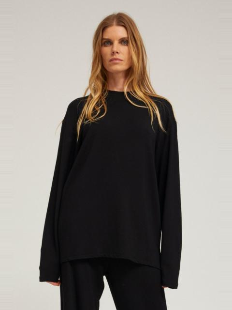SPRWMN VISCOSE FRENCH TERRY LONG SLEEVE OVERSIZED TEE