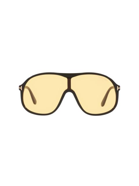FT0964 oversized pilot-frame sunglasses