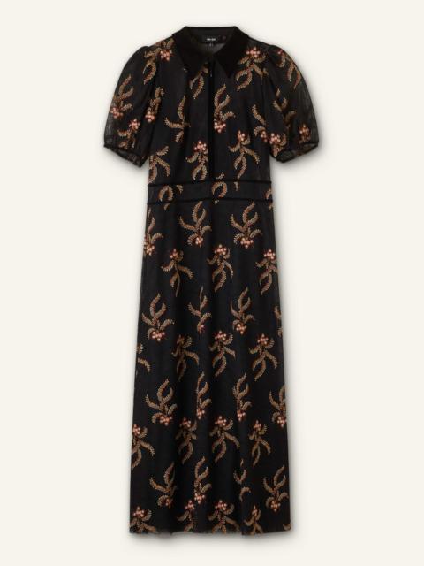 ME+EM Embroidered Maxi Dress