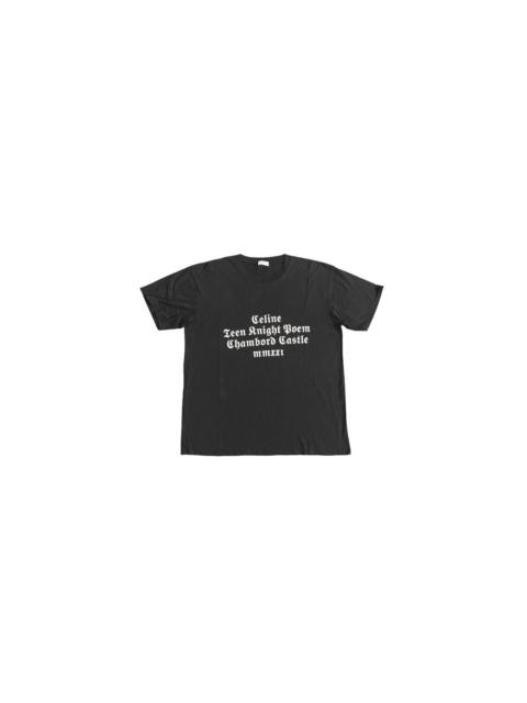 CELINE Teen knight poem tee | c99 | REVERSIBLE