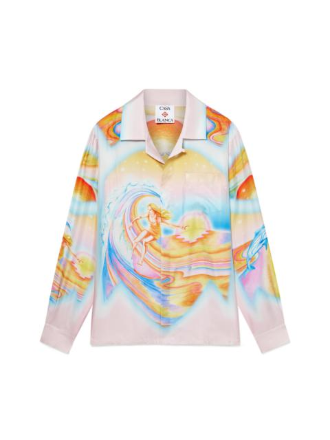CASABLANCA Psychedelic Nirvana Silk Shirt | Casablanca Paris