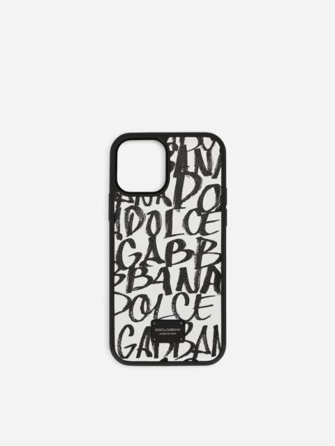 Dolce & Gabbana Dauphine calfskin iPhone 12 Pro cover with logo print