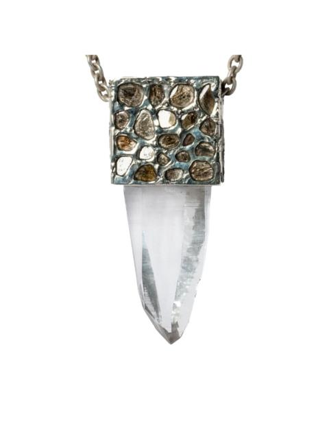 Parts of Four Talisman Cuboid pendant necklace