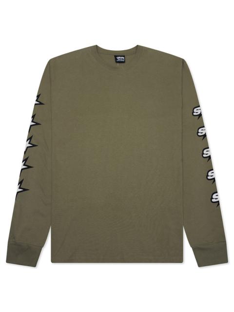 Stüssy SPEEDWAY L/S TEE - ARMY