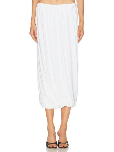 NORMA KAMALI Twist Midcalf Skirt