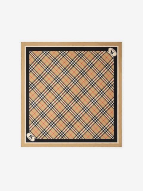 Burberry Check Silk Scarf