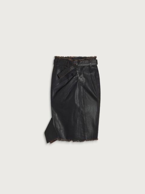 OTTOLINGER Ottolinger Glazed Denim Pencil Skirt